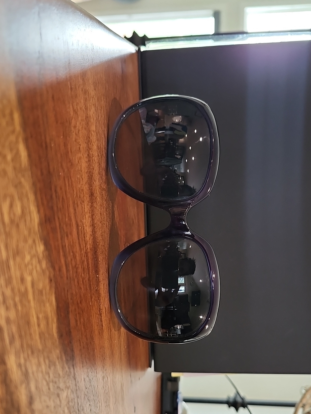 Salvatore Ferragamo Oversized Blue Gradient Sunglasses